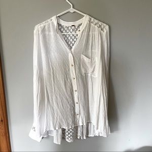 Women’s White Free People Blouse